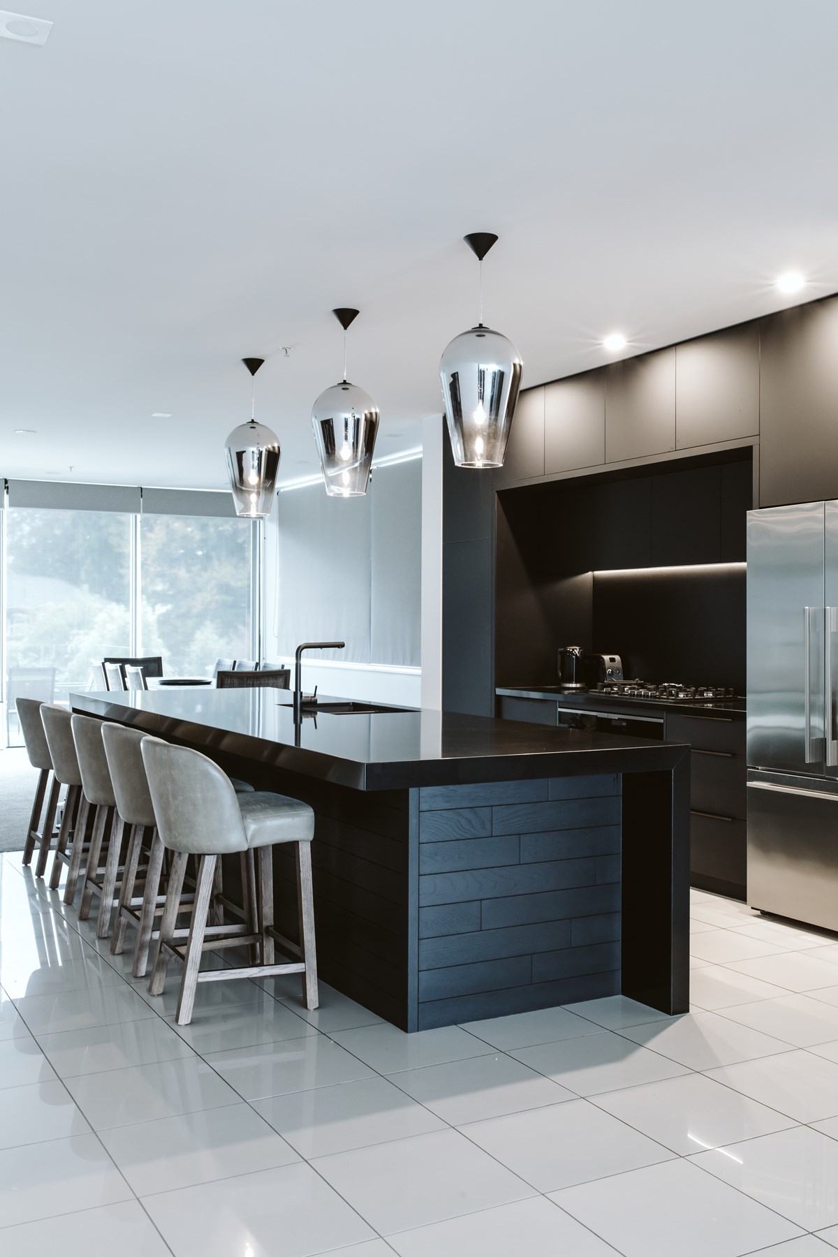 Black Matt acrylic Cox Joinery / Liberty Interiors